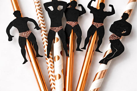 Party Straws 20 Pack β Funny Guest Gifts for Bachelorette Party, Girls Weekend, Bridal Shower & Birthday Drink Decorations