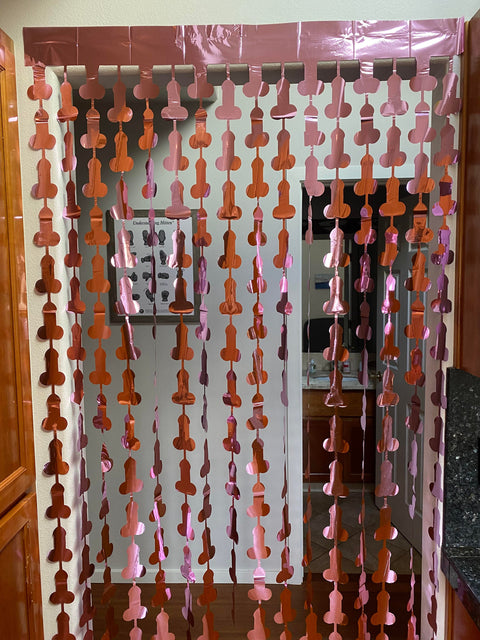 Bachelorette Penis Party Curtains - Funny Decorations - Gag Decor for Bachelor Parties, Girls Weekend, Bachelor Party, Hen Party, Bach Gift