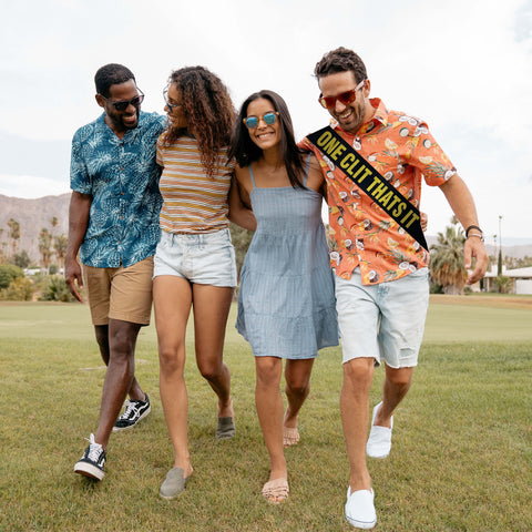 Bachelor Party Sash - "One Clit Thats It" Ultimate Groom Gear Funny 'Groom To Be' Sash - One Size Fits All - Bachelor Party Supplies