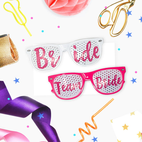 Bachelorette Party "Team Bride" Sunglasses - Set of 8 - Stylish Girls Weekend Stag and Hen Party - Bridal Party Sunglasses - Stylish Shades