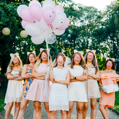 Bachelorette Party Sunglasses - 8 Pack Sunglasses For Bridal Party 7 Bride Tribe Sunglasses 1 Bride Sunglass Bachelorette Party Favors