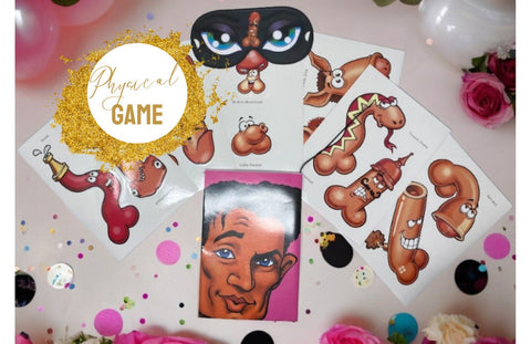 Bachelorette party game | Girls Night Game | Pin The Junk On The Hunk | Bachelorette Party Favor | Bachelorette Party Decoration | Party Fun