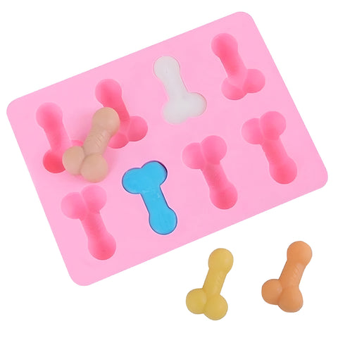 Bachelorette Party Silicone Ice Cube Tray Adult Fun Ice Mold for Drinks 2 Pack