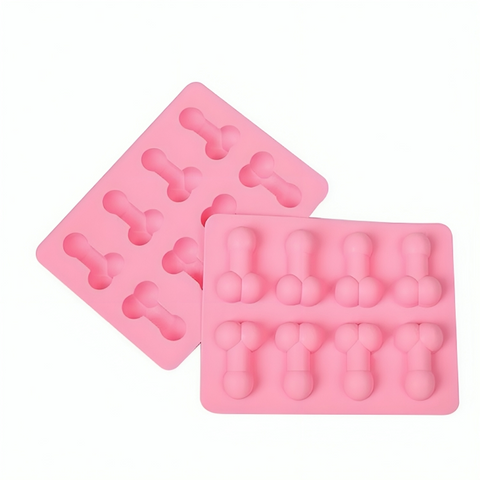 Bachelorette Party Silicone Ice Cube Tray Adult Fun Ice Mold for Drinks 2 Pack