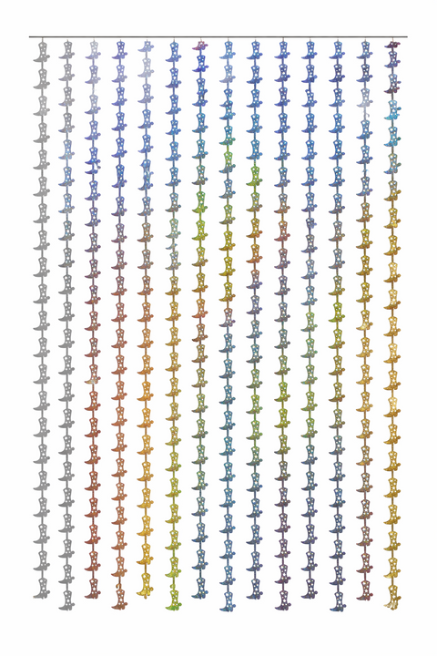 Cowboy Curtain Western Beaded Window Curtain Panel, Handcrafted Durable Hanging Door Divider, Rustic Cabin Decor for Living Room Bedroom Patio RV, Easy Installation, Multi Color Design